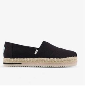 💥 Rare - Toms Platform Rope w/ Lug Sole